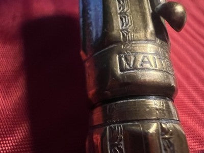 🔴 VAITERMASS penna stilografica retrattile pennino ORO 14KT vintage