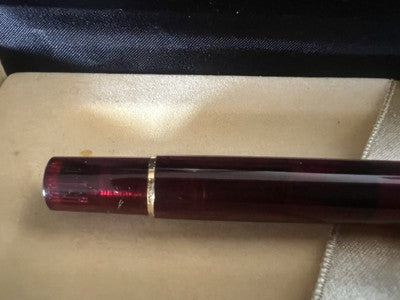 Pelikan Pen Fountain Pen M200 Demonstrator Clear Bordeaux Pen F