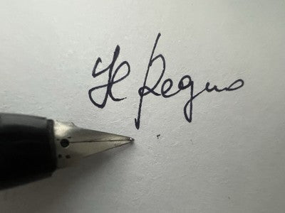 Auretta Stylo-Plume Stylo à Plume par Aurora Eliz Avec Cartouches Vintage 1970