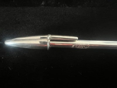Bic Stylo-Plume Sphère Argent 925 Massif Argent Édition Limitée Trousse NOS