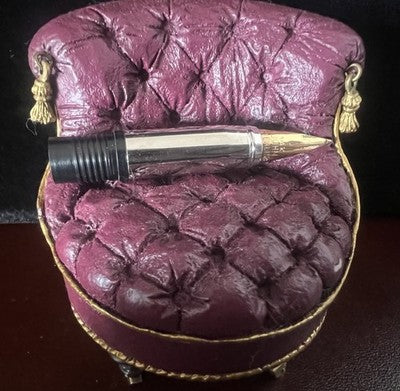 🔴 JHON STERLING penna stilografica sezione pennino oro 14 carati vintage