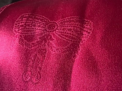 🔴 CARTIER foulard seta jacquard tono su tono Nuit de Cartier originale VINTAGE