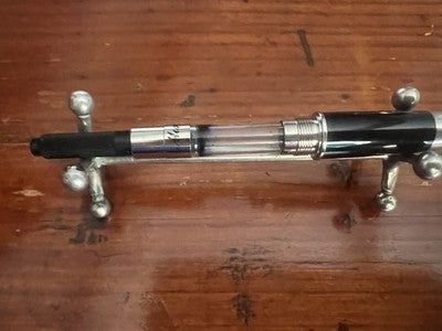 🔴 MONTEGRAPPA penna stilografica NeroUno 1912 pennino ORO 18K M converter NOS