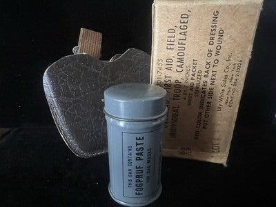 🔴 Lotto MILITARE occhiali militari deserto FOGPRUF PASTE Camouflaged vintage