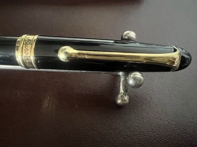 Aurora Pen Sphere 88 Mod 810 Resin Black Trim Foiled Marking Box 