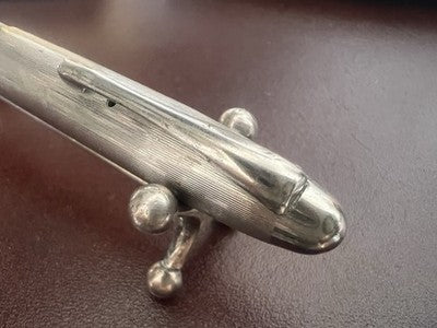 Aid Stylo-Plume Stylo à Plume 59 Noire Avec Capuche Chrome Écrit Vintage 1950