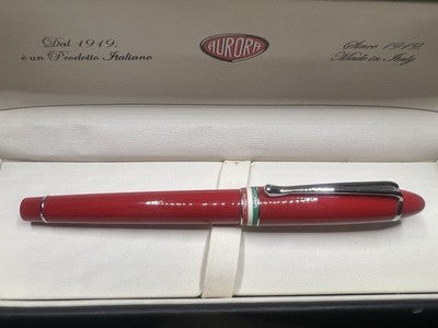 ESTILOGRÁFICA AURORA IPSILON TRICOLOR ANIVERSARIO UNIDAD ITALIA M NUEVO NOS