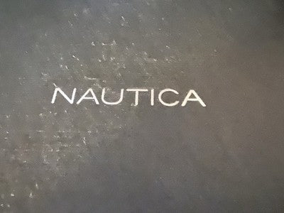 🔴 NAUTICA box scatola Orologio con Libretto Maglie in Acciaio e Contro Scatola