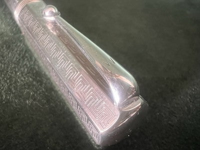 🔴 MONTEGRAPPA penna stilografica ARGENTO 925 Reminiscence greca pennino ORO F