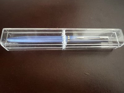 Waterman Stift Kugel Lack Violett Seidenmatt Chrom Leisten Schreibt Vintage 