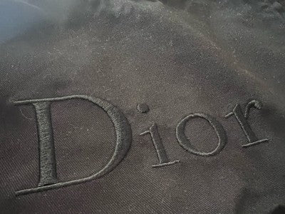 🔴 DIOR porta abito copriabito uomo in tessuto nero zip e ganci metallo firmati