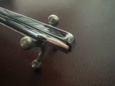 🔴 OMAS penna sfera cromata metallo lucido Italy scrive vintage anni ‘70