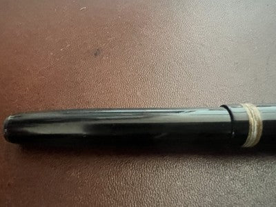 🔴 TROPEN GOLD penna sfera 225 carica inchiostro a pistone scrive vintage 1950