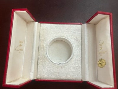 🔴 CARTIER box scatola orologio 531 originale con numero inciso vintage