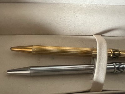 Aurora Penne Sphère Marco Polo Chrome Et Or Scrino 2 Stylos 