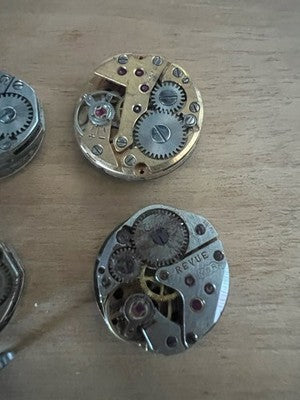 🔴 Meccanismi e quadranti orologi da polso donna vintage ricambi movimenti 10PZ