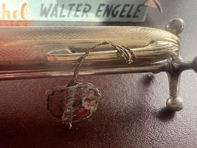 Goldmichel Füllfederhalter, Zelluloid, Deutschland, 810, Hebelmechanik, Markierung, Vintage 40 