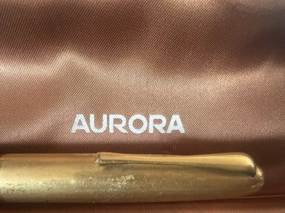 Aurora Pen Fountain Pen 88 Pen Gold 14KT Piston Marking Vintage 896608 