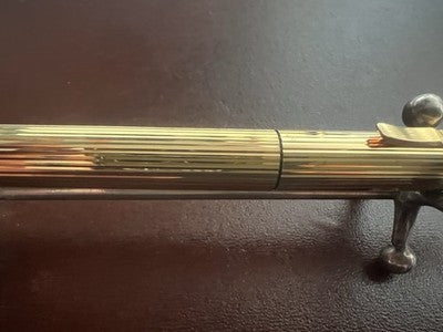 🔴 AURORA stilografica Hastil vermeil Argento 925 placcata ORO scrive vintage