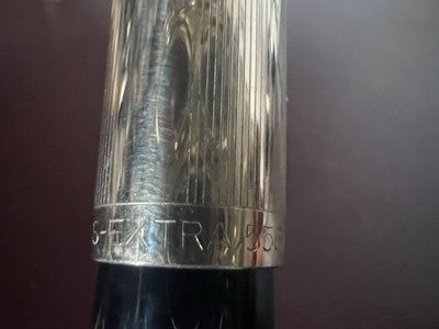 🔴 OMAS penna stilografica 556/S Extra cappuccio dorato pennino ORO Brevetto 445