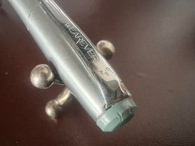 Wearever Stift Füllfederhalter Zelluloid Grau Hebel Schreibt Vintage USA '30
