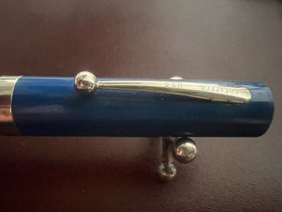 Sheaffer Stylo-Plume Stylo à Plume Bleu M No Nonsense Écrit Vintage