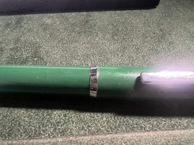 🔴 PELIKAN penna stilografica Pelikano VERDE scrive con cartucce vintage