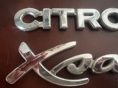 Citroen Coat of Arms Car Xsara Print Emblem Logo Original 2 Pieces