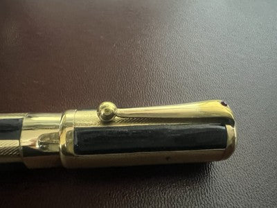 Waterman's Retractable Fountain Pen Mosaic ONYX Works Vintage A 