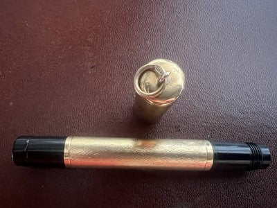 Aurora Stylo-Plume Stylo à Plume Pointure 1 Rétractable Or Flexible Vintage