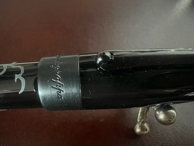 Montegrappa Stylo-Plume Sphère Fortuna Chechnya Noire Ruthénium Édition Limité