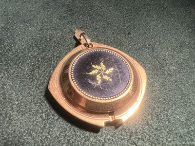 🔴 CASSA orologio tasca donna SMALTI da revisionare parti vintage