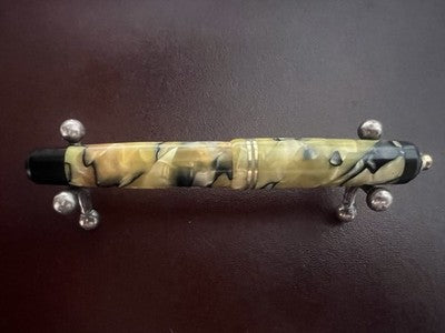 Tibaldi Stift Füllfederhalter Bruchsicher Zelluloid Feder Gold Flex Vintage
