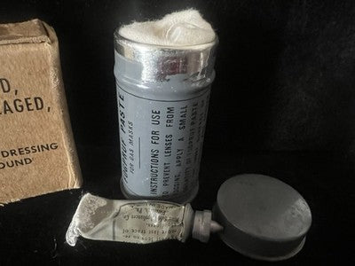 🔴 Lotto MILITARE occhiali militari deserto FOGPRUF PASTE Camouflaged vintage