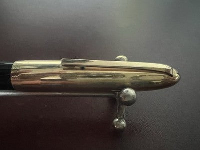 🔴 OMAS penna stilografica 556/S Extra cappuccio dorato pennino ORO Brevetto 445