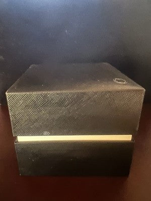 🔴 MONTBLANC scatola orologio originale con cuscino 9,5×9,5 cm H 8