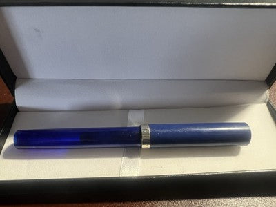 🔴 SHEAFFER penna stilografica blu cartuccia pennino F No Nonsense vintage
