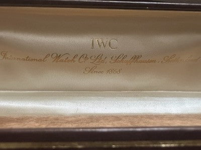 🔴 IWC box scatola orologio polso oro manuale automatico rara 1975 vintage