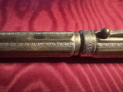 🔴 VAITERMASS penna stilografica retrattile pennino ORO 14KT vintage