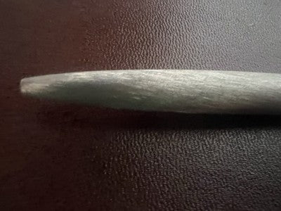 Lalex Stylo-Plume Sphère Corps Rhodium Mat Profils Poli Italienne Écrit Rétro