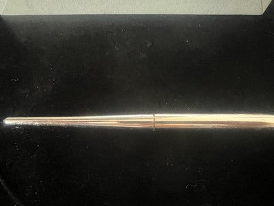 🔴 NOREX penna sfera metallo cromato stiloforo scrivania vintage