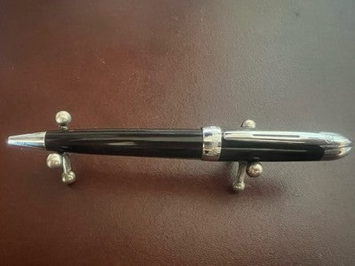 Stylo À Bille WATERMAN HARLEY DAVIDSON Noir Moto Drapeau Américain Écrit