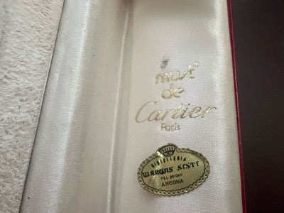 🔴 CARTIER box scatola orologio 531 originale con numero inciso vintage