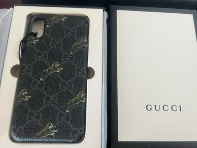 🔴 GUCCI cover I Phone X/XS Ophidia GG Supreme nuovo con astuccio e garanzia