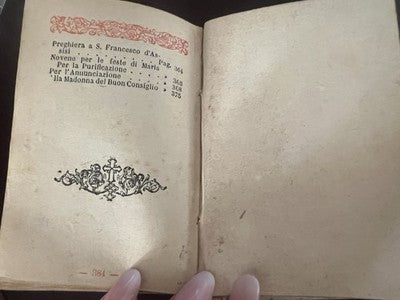 🔴 Libro di preghiere La Via del Paradiso del 1892 mosaico effetto madreperla