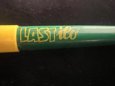 Lastilo Stylo-Plume Stylo à Plume Vert Jaune Fluo Avec Piston Utilisé Vintage