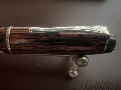 Wilmas Pen Fountain Pen Celluloid Banded Lever Marking Vintage 1930