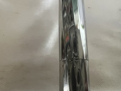 Waterman Stylo-Plume Sphère Torsadé Chrome Facettes Avec Trousse Vintage 