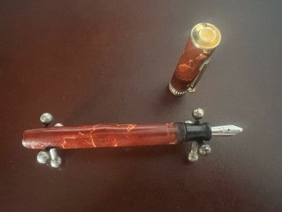 Epenco Stylo-Plume Stylo à Plume Celluloïd Marbré à Levier Écrit Vintage