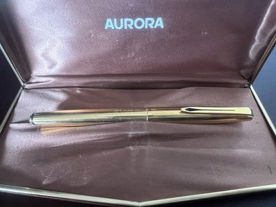 🔴 AURORA penna stilografica 98 Riserva Magica pennino ORO F vintage